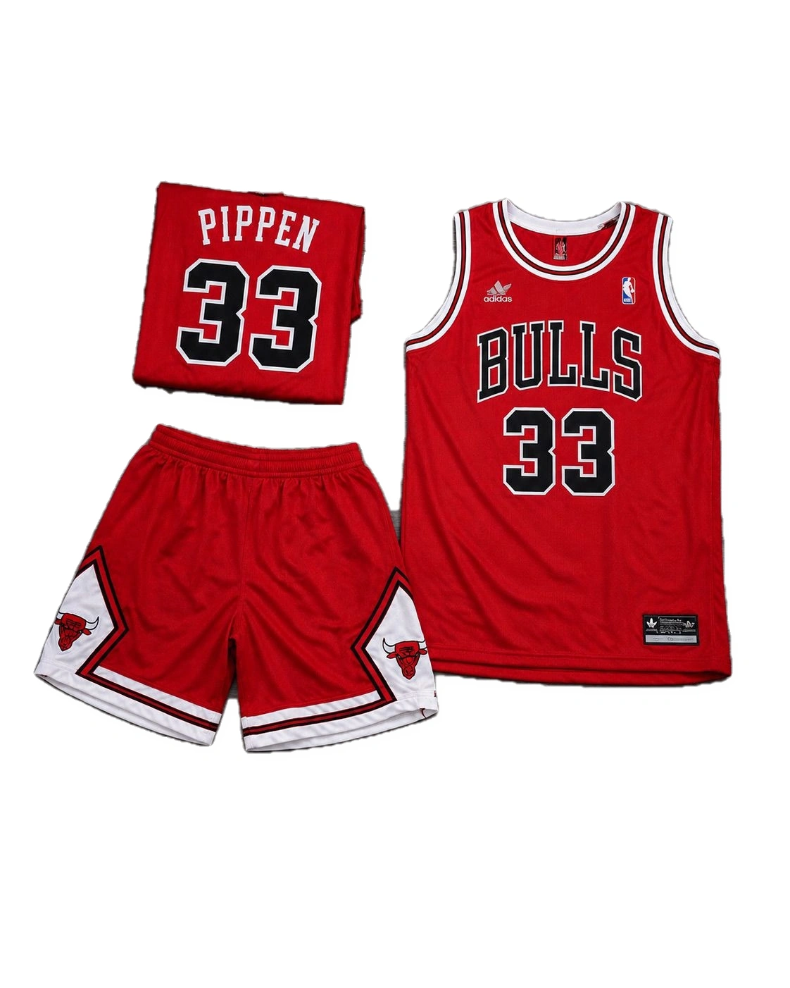 Conjunto NBA Bulls Pippen 33 rojo